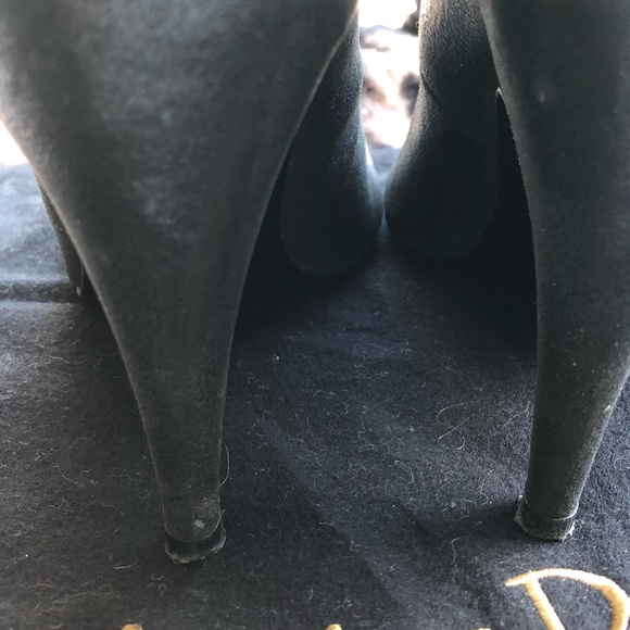 Massimo Dutti Leather Peep Toe Heels - Picture 5 of 7